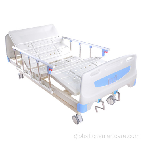 Multi Functional Sickbed Cheap Manual Hospital Medical Bed With Double Crank Factory
